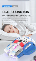 Tri-mode 2.4G USB Bluetooth Wireless Gamimg Mouse 12 keys RGB Game Wired Meche Mice for Windows IOS Home Office Laptop PC Gamer