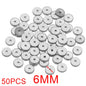 50pcs Stainless Steel Daisy Snowflake Flower Spacer Beads Gold Plated Loose Bead Cap for DIY Needlework Jewelry Making Bracelet