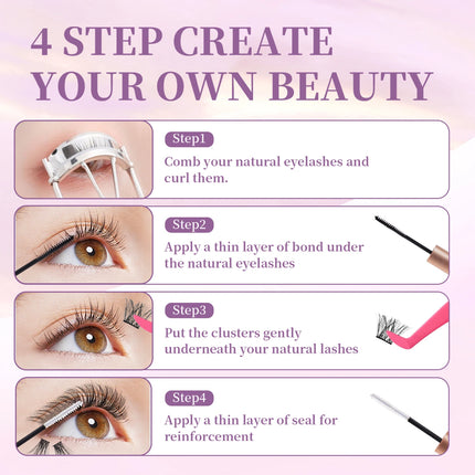 Lash Bond and Seal 10ml Individual Lashes Glue and Seal Super Strong Hold Lash Extension and Lash Glue Remover 5ml Tweezers Kit