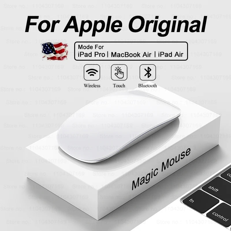 For APPLE Original Multi-Touch Surface Magic Mouse For Macbook Pro Air Mini Laptop Tablet PC iPad Bluetooth 5.0 Wireless Mouse
