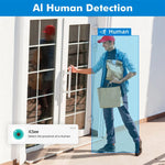 KERUI 4CH 5MP Surveillance Security Camera System CCTV Kit 6 IN 1 Video Audio Recorder Face Detection XVI AHD TVI CVI VBS IP