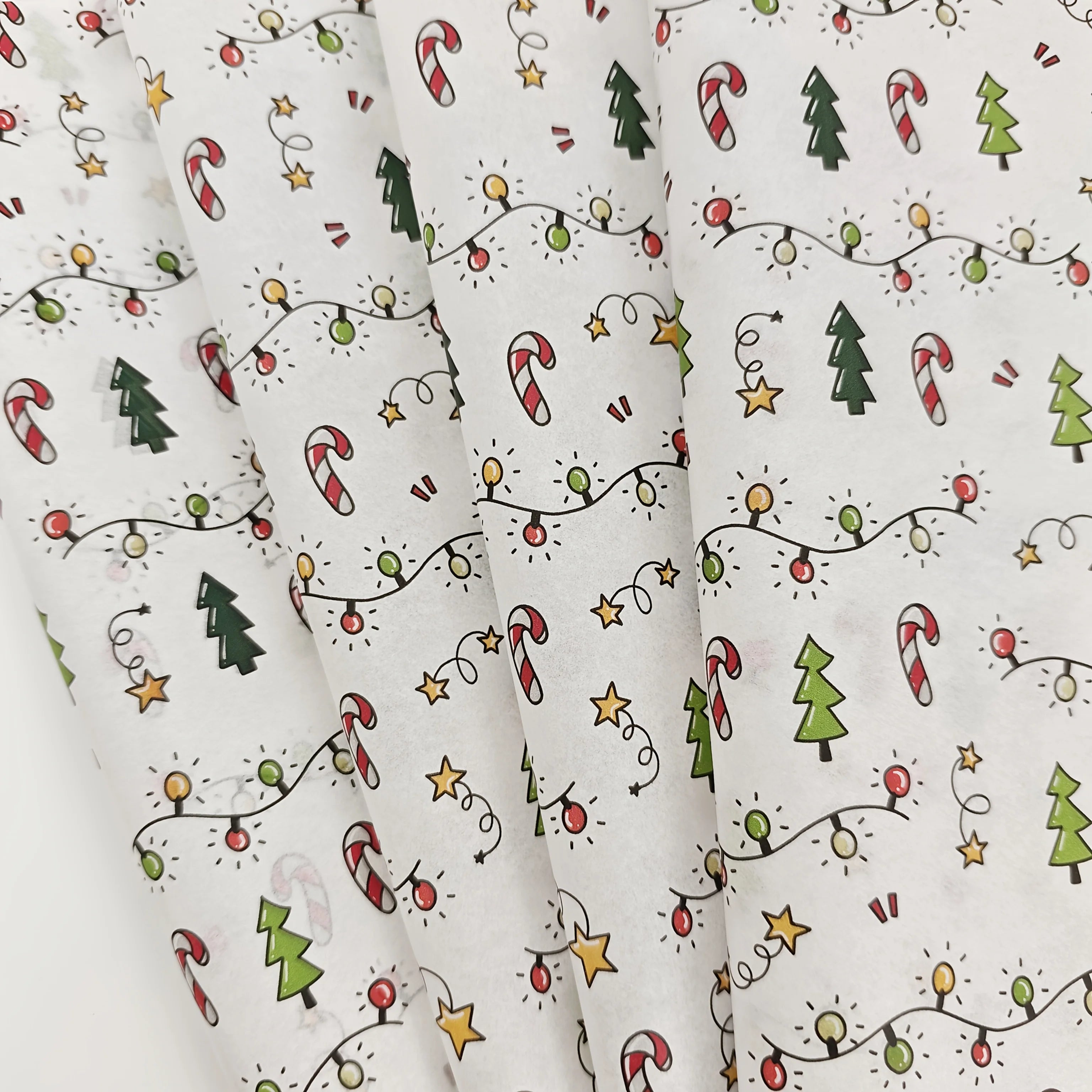 10/20 Sheets of Christmas Lantern Pattern Tissue Paper, 20*14inch Gift Wrapping Paper, Suitable for Christmas, Winter, Thanksgiving, Birthday Gift Wrapping, Bouquet Filling and Party Gift Wrapping, Best for Christmas, Perfect