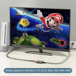 HD 1080P AV to HDMI RCA To HDMI Composite Adapter Converter With USB Cable CVBS AV Adapter For N64 Wii PS1/2/3 Xbox One SNES etc