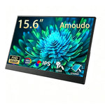 Amoudo 15.6 Inch 1920x1080P  60HZ Portable Monitor Extend Display IPS LCD Panel Penhole Stand VESA USBC Mini HDMI Mobile Display Portable Monitor