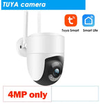6MP Tuya WiFi Camera Outdoor 2.4G/5G Wifi Surveillance Camera Security Protection CCTV Smartlife Onvif  Alexa Google Video Cam