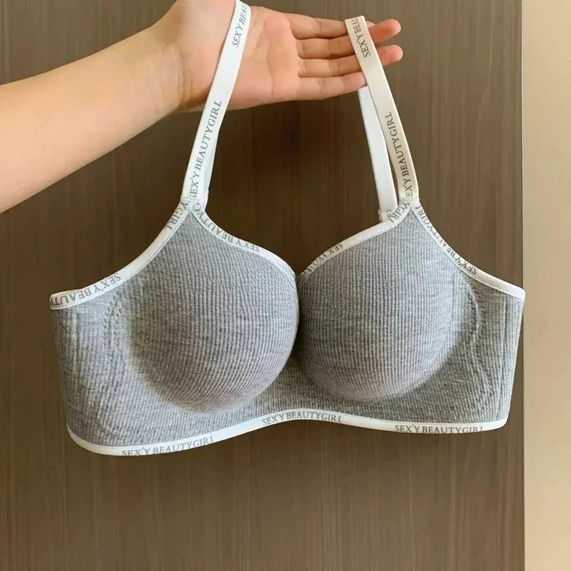 Wireless Push Up Bra A-C Cup Seamless Invisible Bralette w/ 3D Pads Anti-Sagging Comfort for Small Chest No Trace Underwear