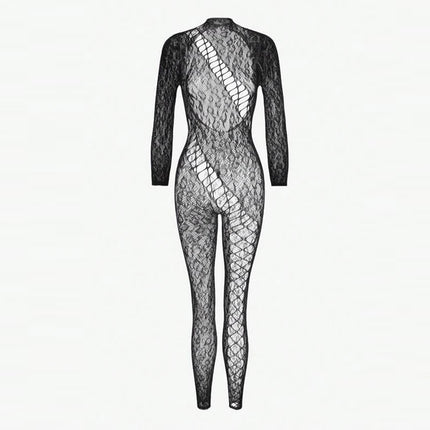 Crotchless Sex Bodysuits Transparent Bodystocking Hollow Bold Body Suit Backless Pantyhose Erotic Costumes Sexy Fishnet Lingerie