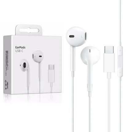 Type C Wired Earphones For Apple iPhone 15 Pro Max In-Ear With Mic For Sumsung Onepuls Xiaomi Redmi Huawei USB C Music Earpbuds