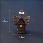 Halloween Decoration Maple Leave Ghost Desktop Ornaments Mini Skull Luminous Horror Eyeball Halloween Party Favors Home Decor