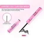 Lash Bond and Seal 10ml Individual Lashes Glue and Seal Super Strong Hold Lash Extension and Lash Glue Remover 5ml Tweezers Kit
