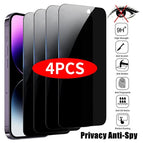 For iPhone 14 Plus / 4PCS Privacy Glass
