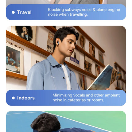 Baseus Bowie M2s ANC Earphone Bluetooth 5.3 Hybrid -48dB Noise Cancellation Wireless Headphone Support 3D Spatial Audio Earbuds