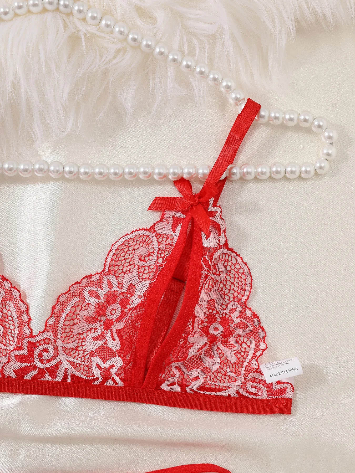 Women Sexy Lingerie Bra Thongs Sets Ultrathin Lace Lingerie Set Temptation Erotic Open Bra Crotchless Outfits For Pretty Girls