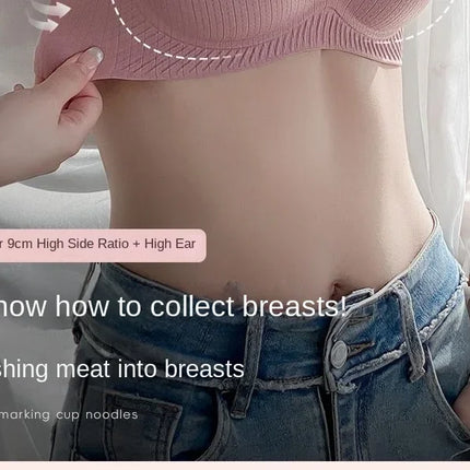 2024 New Push Up Bra for Small Chest  Ultra Thick 6CM Padded No Steel Ring Comfortable & Sexy Lift Lingerie for Flat Chest Women