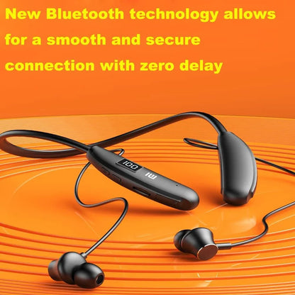Xioami Wireless Headphones Hi-Fi Stereo Bluetooth Earphone Neckband Bass Sports Waterproof Earbuds Support TF Card Built-in Mic