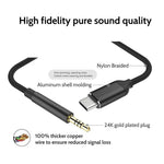 Usb Type C To 3.5mm Aux Audio Cable Headset Speaker Headphone Jack Adapter Car Aux for Samsung S20 Plus Note 20 S21 Ultra Tab S7