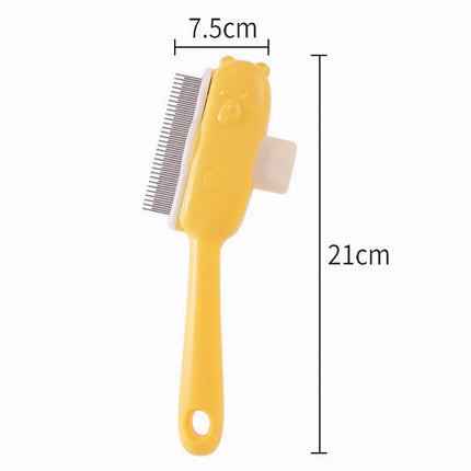 Dog Comb Pet Hair Remover One Button Dogs Brush Self-cleaning Cat Brush Massage Combs for Dog Grooming Brushes for Pet Products