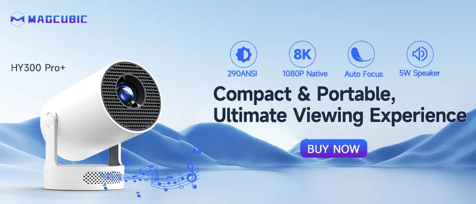 Magcubic Home Cinema Projector HY300 PRO