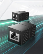 UGREEN RJ45 Connector Network Ethernet Extender Extension for Cat7 Cat6 Cat5e Ethernet Cable Adapter Gigabit Female to Female