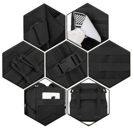 QT&QY 30/50L Tactical Backpacks Man Traveling Bags Survival Outdoor 3P Assault Pack EDC Molle Pack hiking Trekking Hunting Bag