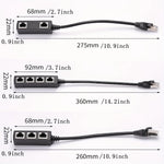 Ethernet Splitter, RJ45 1 Male to 4 x Female LAN Ethernet Splitter Adapter Cable Suitable Super Cat5,Cat5e,Cat6,Cat7 LAN Adapter