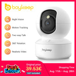BoyKeep 3MP 5G/2.4GHz WiFi Indoor Home Security IP Smart Baby Monitor Camera Automatic Tracking 24/7 Video Surveillance Camera