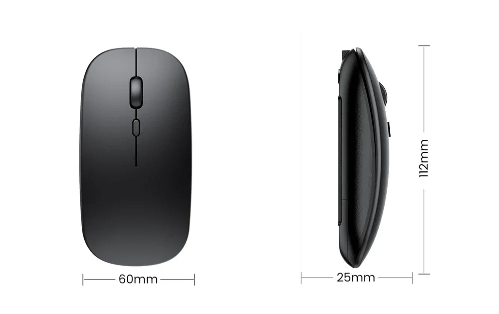 Bluetooth Mouse for APPle MacBook Air Pro Retina 11 12 13 15 16 mac book Laptop Wireless Mouse Rechargeable Mute Gaming Mouse