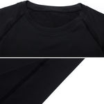 Men's Compression Top, Active Mid Stretch Breathable Moisture Wicking Workout T-shirt For Outdoor Sports