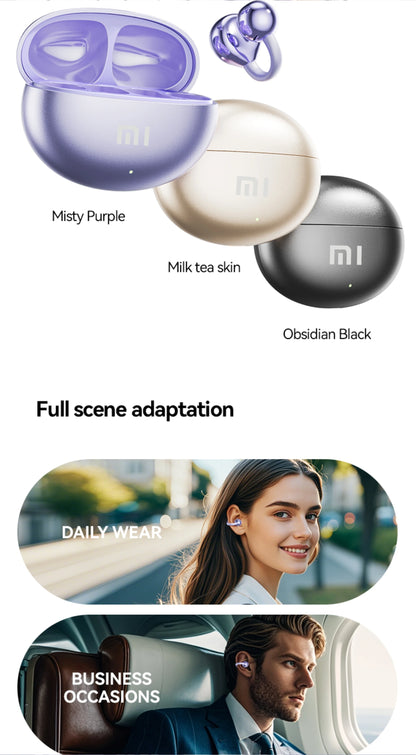 Xiaomi M91 Bluetooth Wireless EarClip Headphone Bluetooth 5.4 ENC Noise Reduction Wireless Earbuds Gaming Sports Headphones