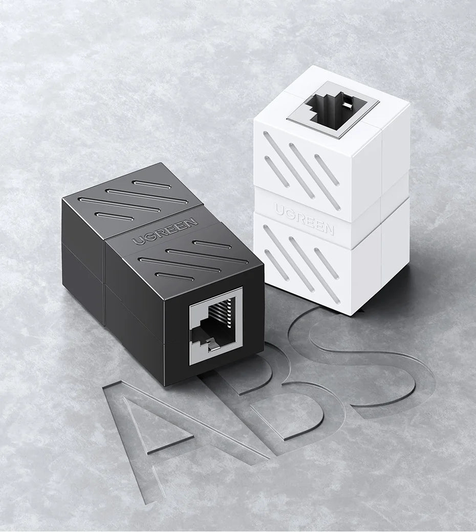 UGREEN RJ45 Connector Network Ethernet Extender Extension for Cat7 Cat6 Cat5e Ethernet Cable Adapter Gigabit Female to Female