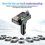 Car FM Transmitter Modulator Bluetooth 5.0 Dual USB Car Charger