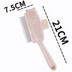 Dog Comb Pet Hair Remover One Button Dogs Brush Self-cleaning Cat Brush Massage Combs for Dog Grooming Brushes for Pet Products