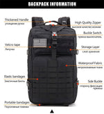 QT&QY 30/50L Tactical Backpacks Man Traveling Bags Survival Outdoor 3P Assault Pack EDC Molle Pack hiking Trekking Hunting Bag