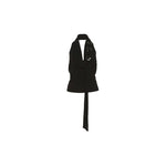 Nibber 2024 Loose Casual All-match Simple Black Sexy Metal Hot Confident Summer Travel Cool Soft Breathable Women's Halter Vest