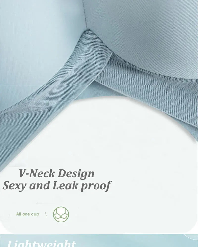 5PCS/Set Women Sexy Bras Full Cup Sports Top Soft Seamless Brassiere Lace Sexy Lingerie V Neck Intimates Underwear Plus Size Bra