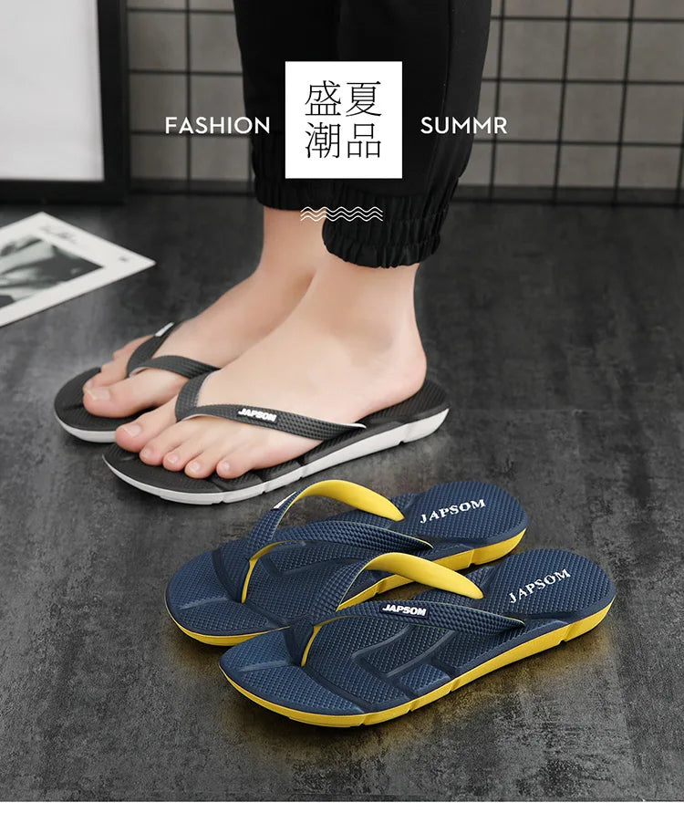 Fashion Blue Massage Slippers Men Flip Flops Sale Big Size 48 Casual Slides Men Non Slip Beach Slippers For Men chanclas hombre