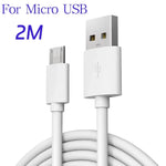 NNBILI Micro USB Cable High Speed Fast Charging USB Cord For Samsung Galaxy S7 S6 PS4 MP3 TV Andriod Phones Data Cables 1/1.5/2M