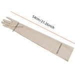 Long Satin Gloves for Women, Mittens, Monochromatic, Women's Fashion, Evening and Prom Costume, Autumn and Winter