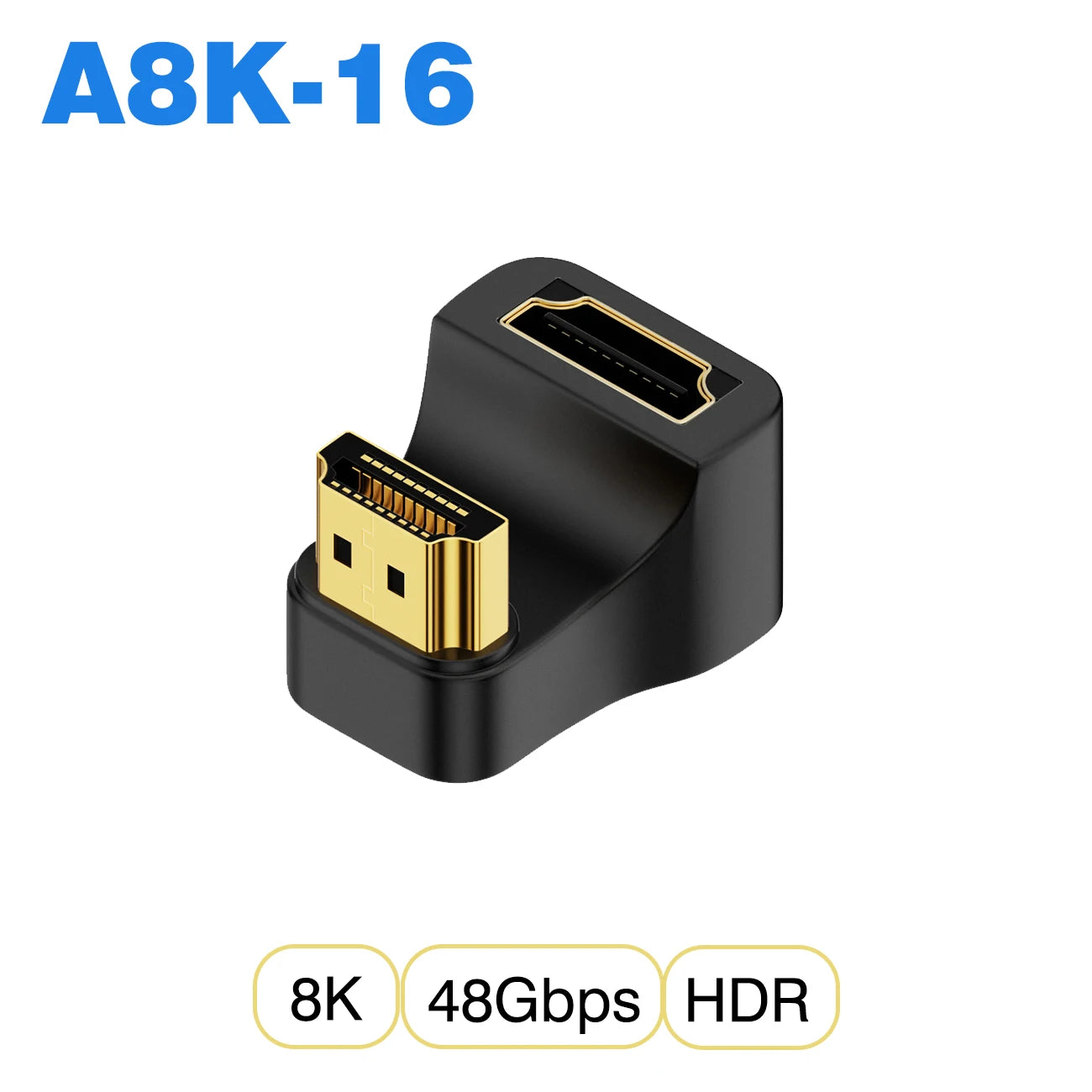 UGOURD HDMI2.1 Cable Adapter mini micro hdmi to HDMI 2.1 Converter 48Gpbs 8K60HZ 4K120HZ for HDTV Projector PS4 PS5 Laptop PC