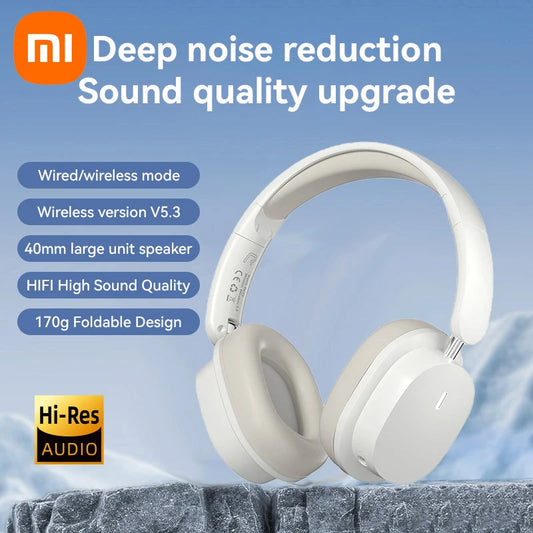 Xiaomi SY30 Wireless Bluetooth Earphones Headset Head Mounted Noise Stereo Cancelling Earphones Sports With Mic Music Headphones