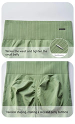 Yoga Clothing Set Women's High Waisted Leggings and Top Two Piece Seamless Fitness Exercise Clothing Fitness Workout Underwear