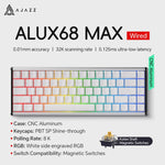 AJAZZ AK680 MAX Magnetic Switch Mechanical Keyboard 60% Rapid Trigger 0.01mm 8K/1K Return 68 keys Wired/Wireless Gaming Keybaord