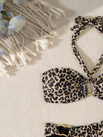 "2025 Sexy Bandeau Push-Up Bikini Set - Brazilian Thong Swimwear for Women"