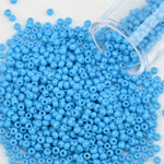 12Grams/Tube 2mm Metallic Seed Beads Japanese Round Glass Seedbeads For DIY Needlework Dress Adornment Sewing 1200pcs