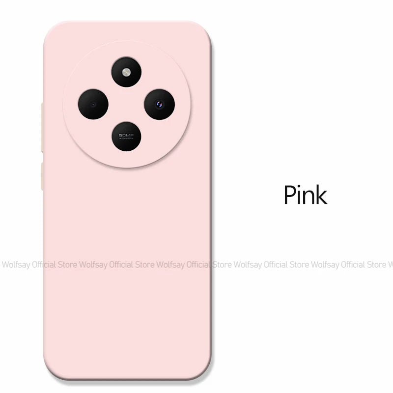 For Xiaomi Redmi 14C Case Xiaomi Redmi 14C 4G Cover Funda Luxury TPU Shockproof Liquid Silicone Phone Cover For Xiaomi Redmi 14C