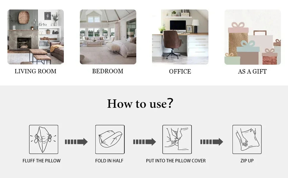 Christmas decoration pillowcase New Year Gift Snowman Fawn Santa Claus car pattern home decoration sofa cushion cover