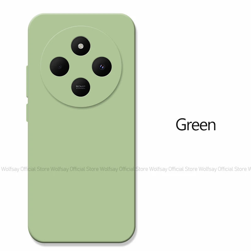 For Xiaomi Redmi 14C Case Xiaomi Redmi 14C 4G Cover Funda Luxury TPU Shockproof Liquid Silicone Phone Cover For Xiaomi Redmi 14C