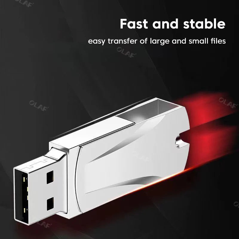 USB 3.0 Flash Drive 512GB 1T 2T Hihg Speed Pen drive Pendrive Waterproof Memory Stick Pen Drive Flash U Disk gifts 256GB