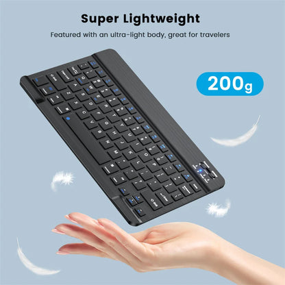 10 Inch Bluetooth Keyboard French Spanish Russian Arabic AZERTY Thai Keyboard Wireless Universal For IPad Tablet Pro 9.7 Android