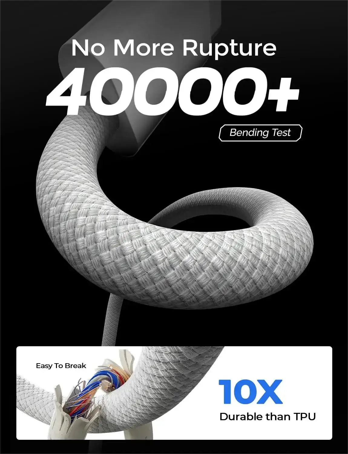 Fro iPhone 15 Pro Max 60W PD Woven Fast Charging Braided Cable 15Pro USB-C 15 Plus Type-C Data Cable